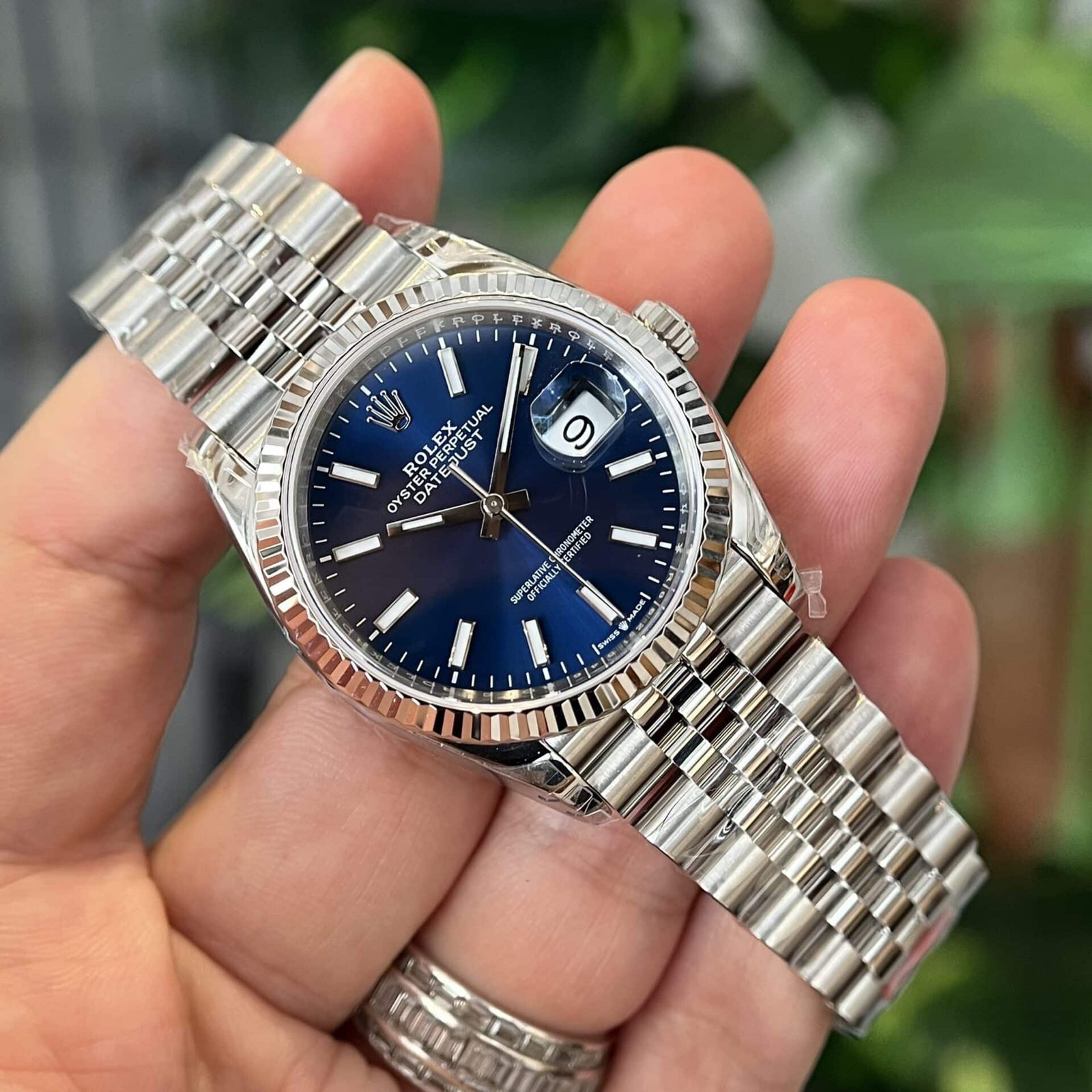 Rolex Datejust 36 126234 Blue Dial Luminous Jubilee Bracelet Best Replica VS Factory - 图片 4