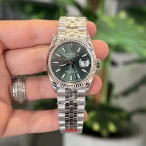 Rolex Datejust 36 126234-0051 Mint Green Dial Luminous Jubilee Top Quality Replica VS Factory