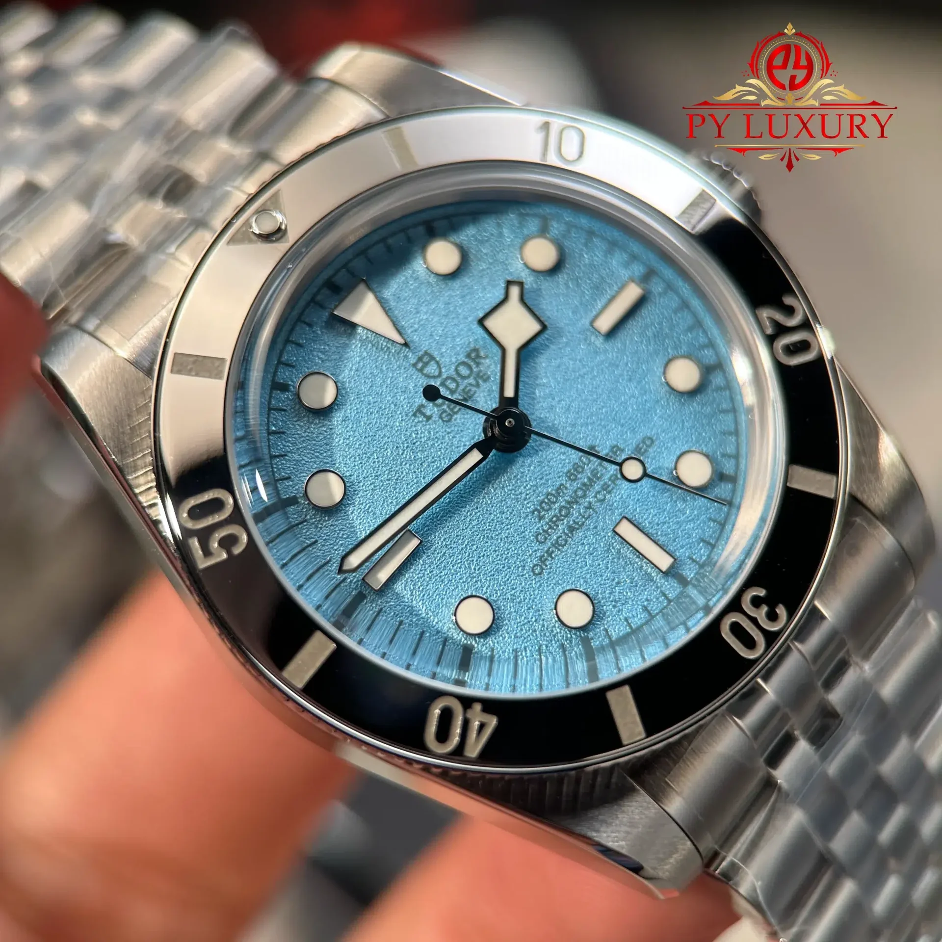 Tudor Black Bay 54 Lagoon Blue Dial Jubilee Bracelet Best 1:1 Best Replica 37mm - 图片 6