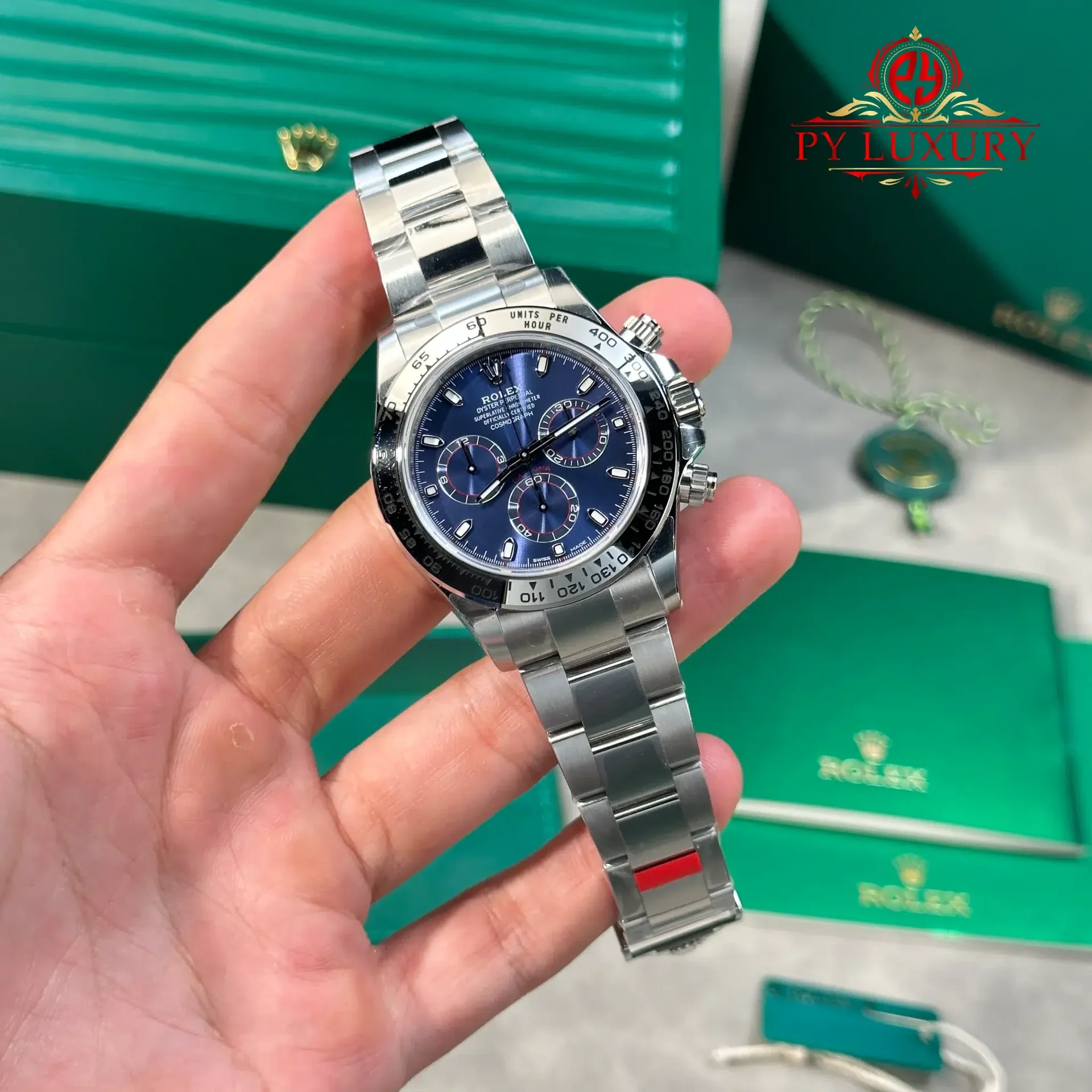 Rolex Daytona 116509 Blue Dial Gained Weight 185g 1:1 Best Replica VSF 40mm - 图片 2
