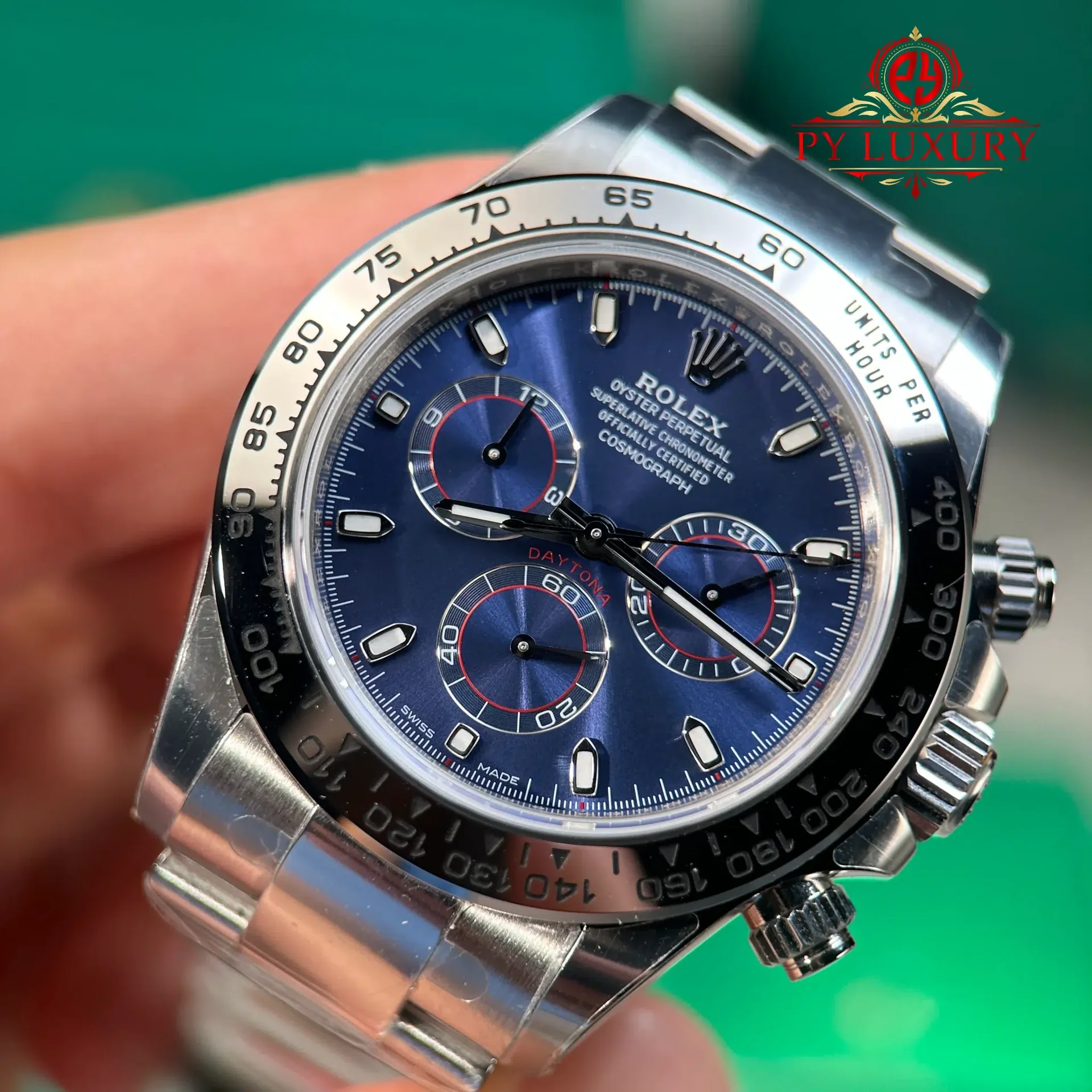 Rolex Daytona 116509 Blue Dial Gained Weight 185g 1:1 Best Replica VSF 40mm - 图片 5