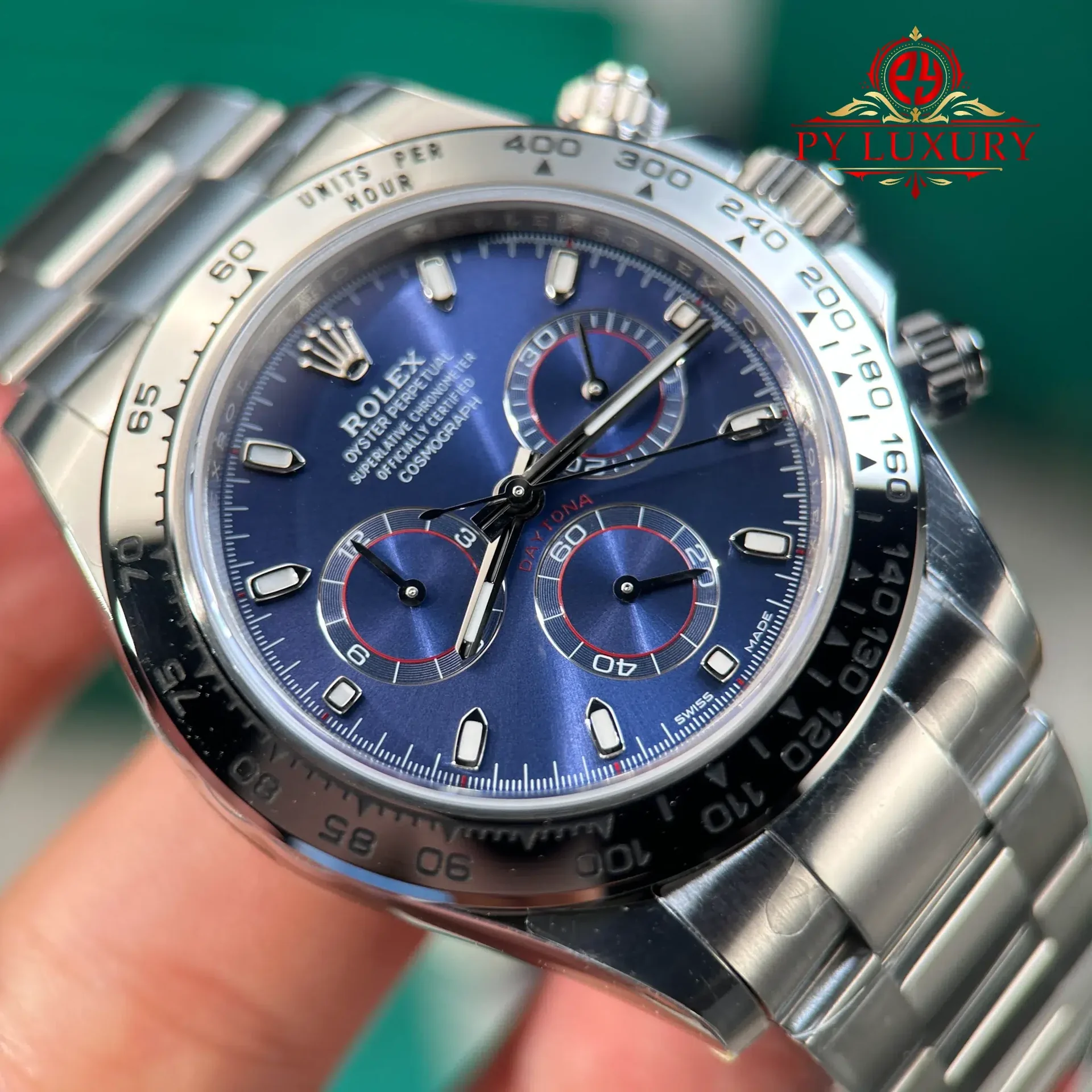 Rolex Daytona 116509 Blue Dial Gained Weight 185g 1:1 Best Replica VSF 40mm - 图片 6