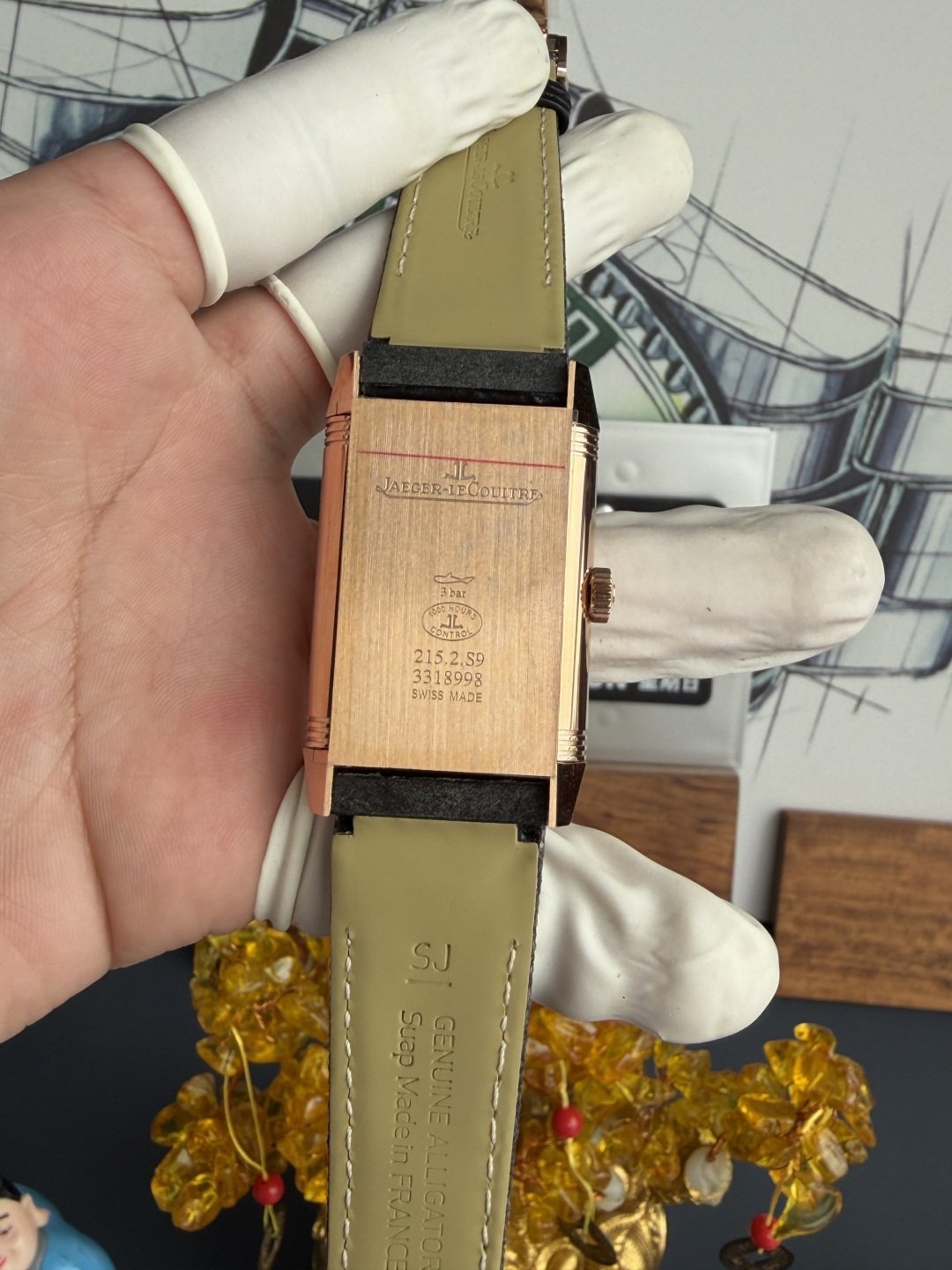 Jaeger-LeCoultre Reverso Classic Duoface Small Seconds Q3842520 Rose Gold Silver & Black Dial Best Replica JJF 47×28.3mm - 图片 9