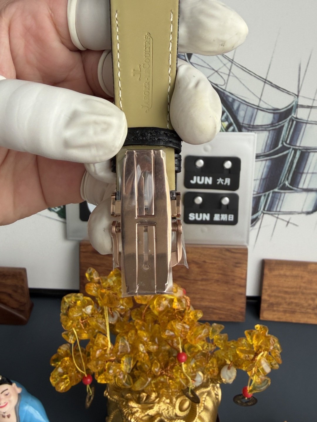 Jaeger-LeCoultre Reverso Classic Duoface Small Seconds Q3842520 Rose Gold Silver & Black Dial Best Replica JJF 47×28.3mm - 图片 10