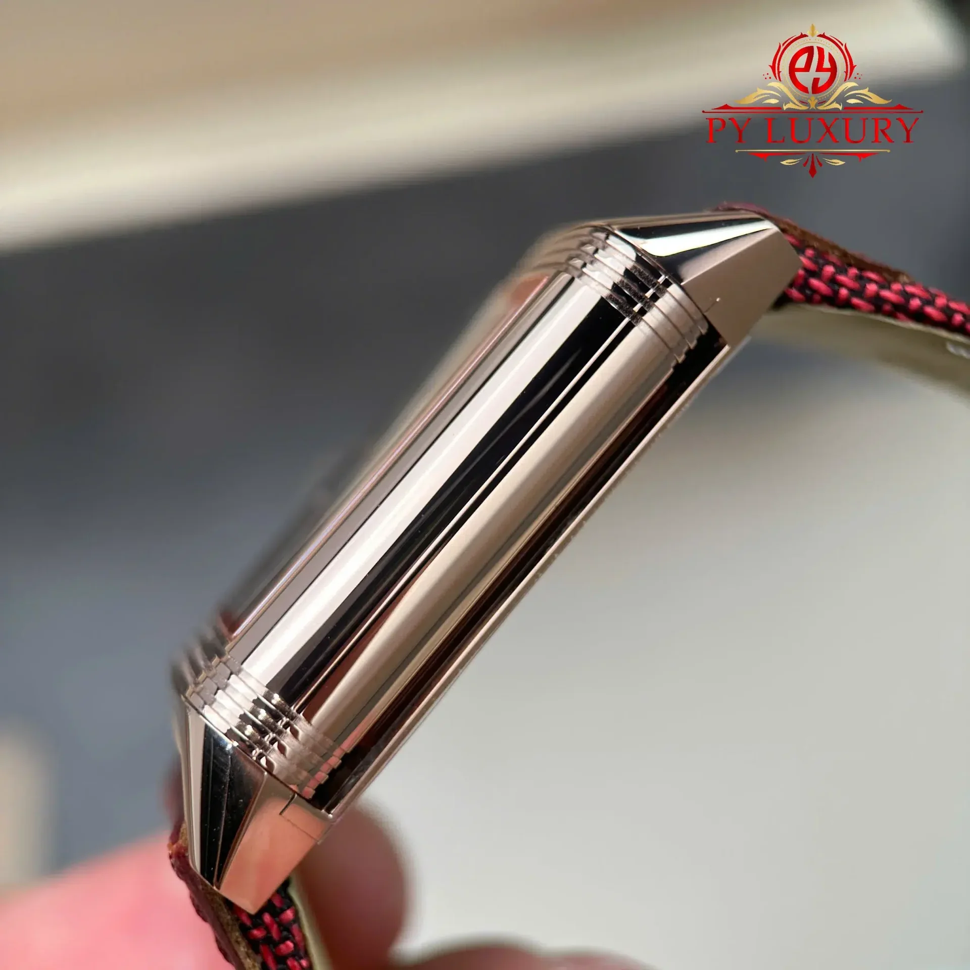 Jaeger-LeCoultre Reverso Tribute Duoface Q398256J Rose Gold Burgundy Red & Silvered Grey Dial Best Replica JJF 47×28.3mm - 图片 9