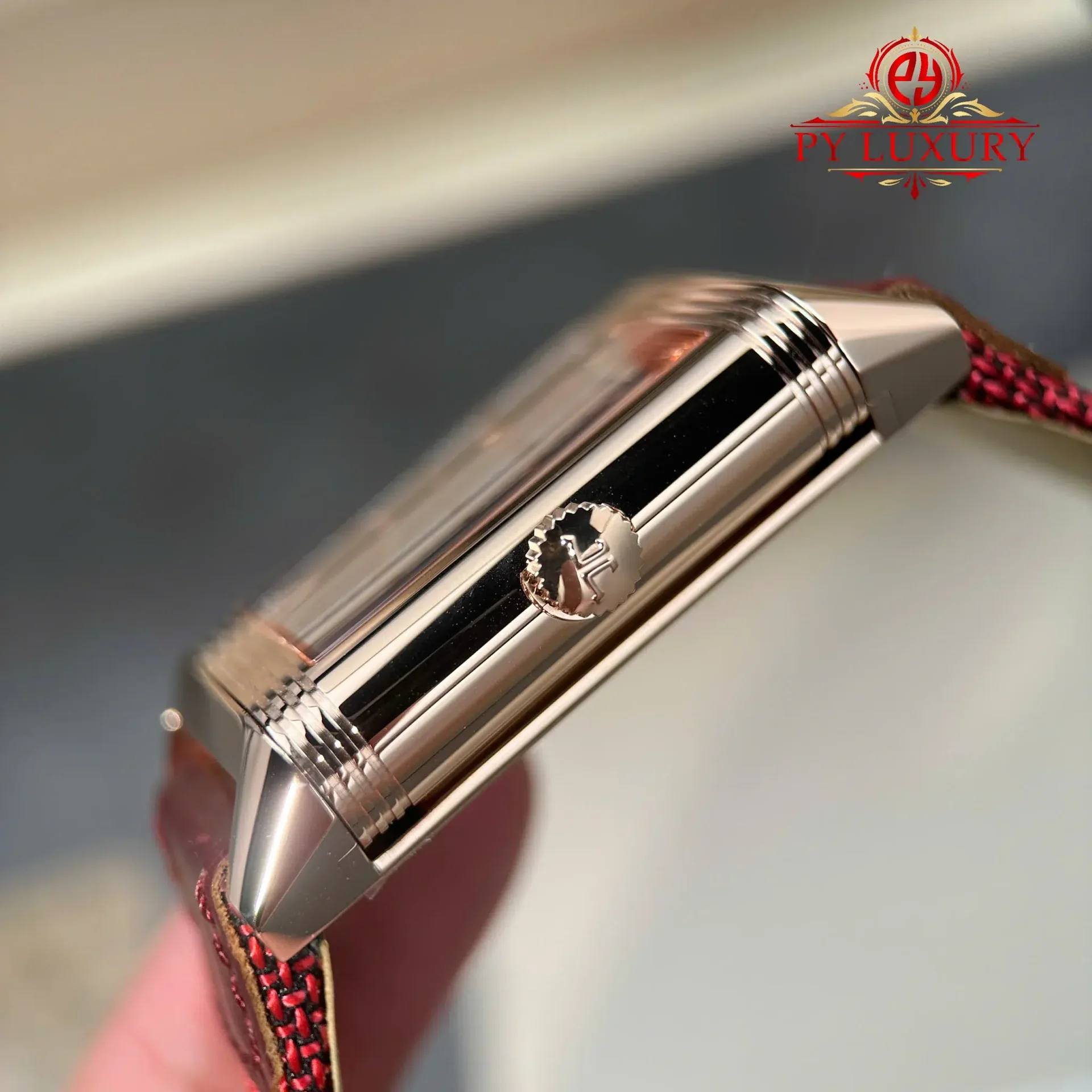 Jaeger-LeCoultre Reverso Tribute Duoface Q398256J Rose Gold Burgundy Red & Silvered Grey Dial Best Replica JJF 47×28.3mm - 图片 10