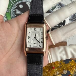 Jaeger-LeCoultre Reverso Tribute Duoface Q2712470 Rose Gold Silver & Grey Dial Best Replica JJF 47×28.3mm