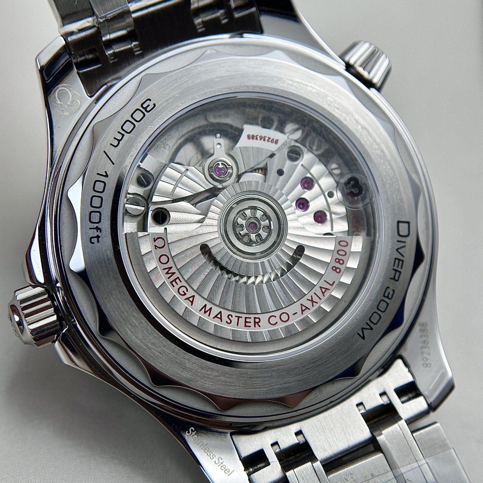 Omega Seamaster Diver 300M Steel White Best Replica 42mm - 图片 7