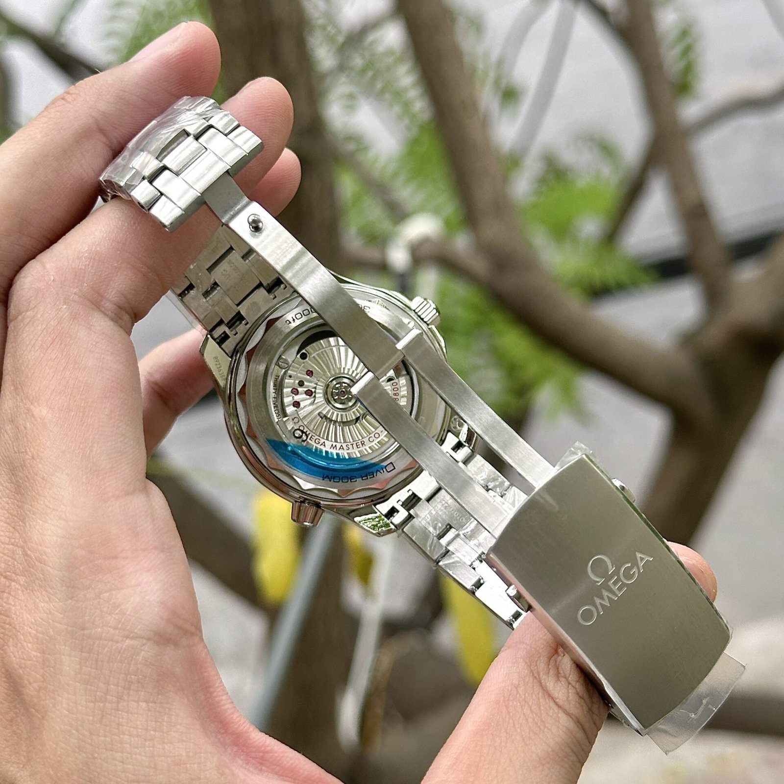 Omega Seamaster Diver 300M Steel Black Dial Best Replica 42mm - 图片 8
