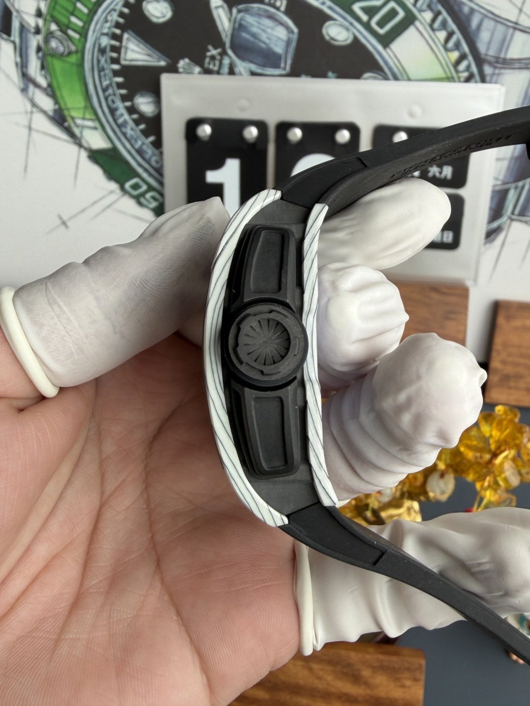 Richard Mille RM61-01 Yohan Blake Ultimate Edition Vaucher Movement 1:1 Super Clone A9F 42.7mm x 50.23mm (Free Sprung) - 图片 8