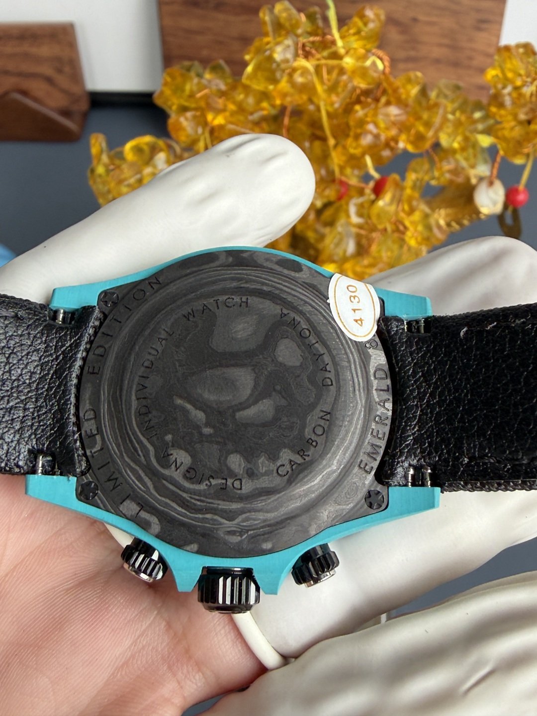 Rolex Daytona DiW Tiffany Blue Celeste CarboQuartz Textile Strap Super Clone N6F 40mm - 图片 9