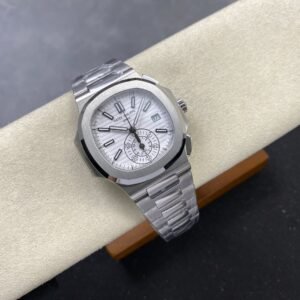 Patek Philippe Nautilus 5980/1A-019 Chronograph White Dial Best Clone P1 Factory 40mm