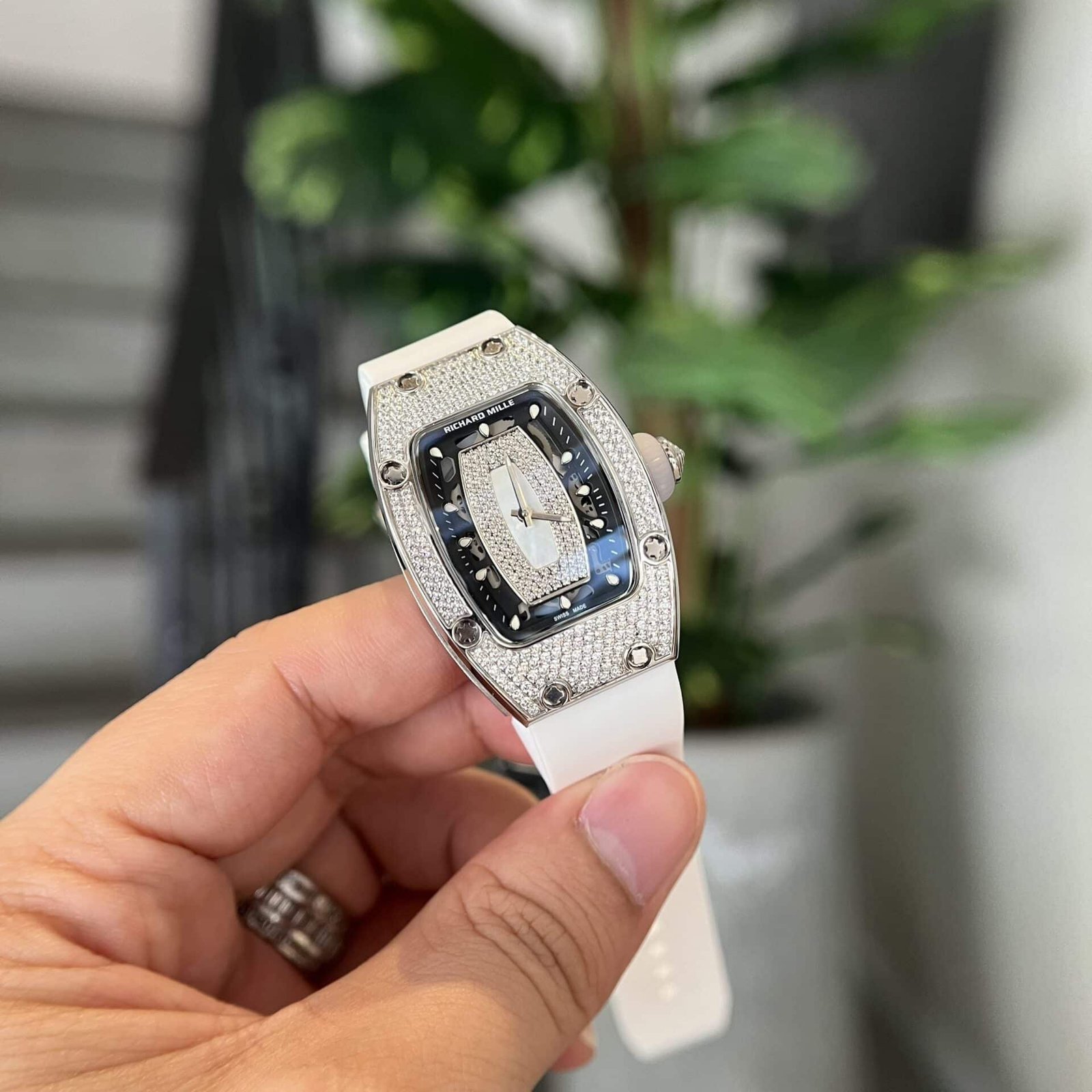 Richard Mille RM07-01 Full Diamond MOP Lip Replica 45.32 x 32.3mm - 图片 2