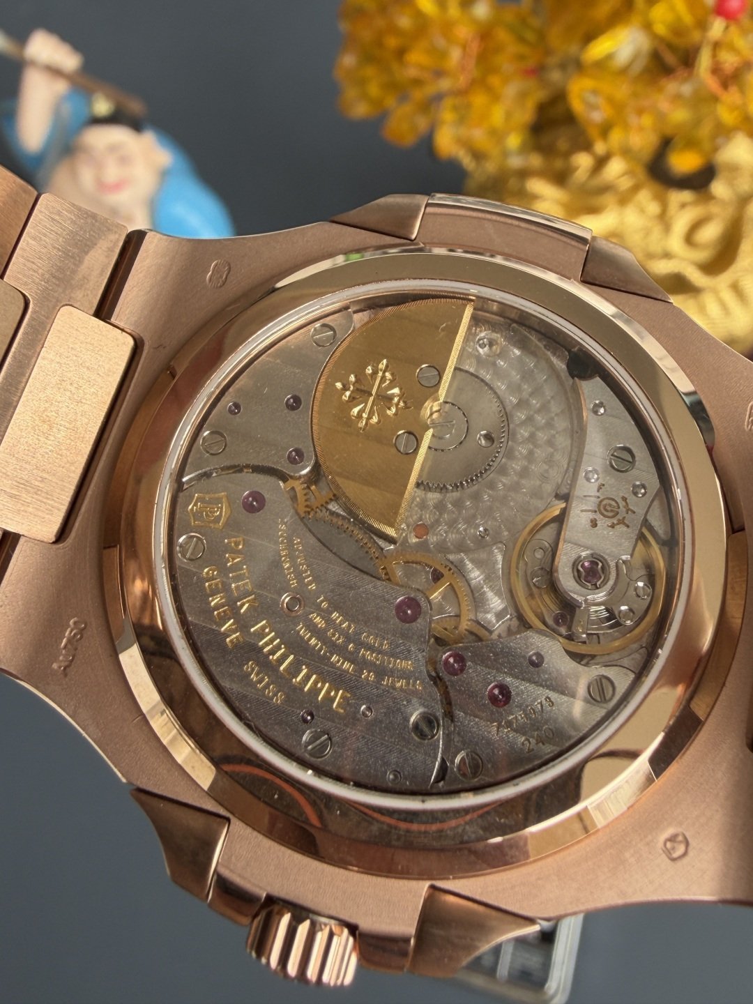Patek Philippe Nautilus 5712/1R-001 Brown Dial 18K Rose Gold Plating Super Clone Gained Weight 195g UMIF 40mm - 图片 14