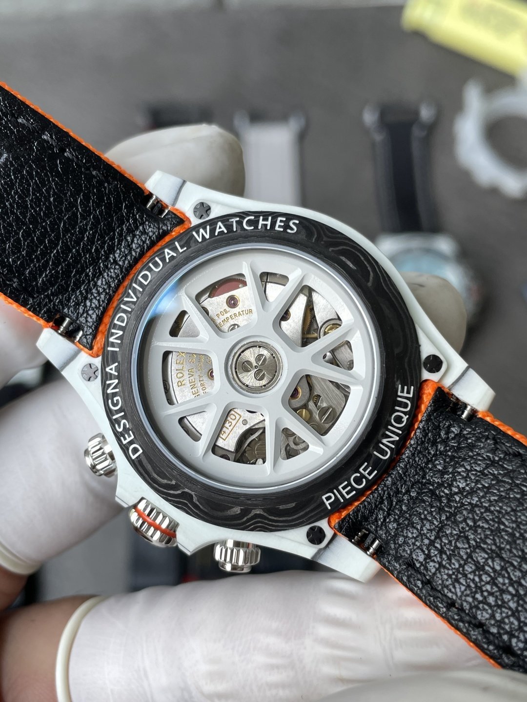 Rolex Daytona DiW MOTORSPORT Inspired CarboQuartz Nylon Strap 1:1 Best Replica 40mm - 图片 9