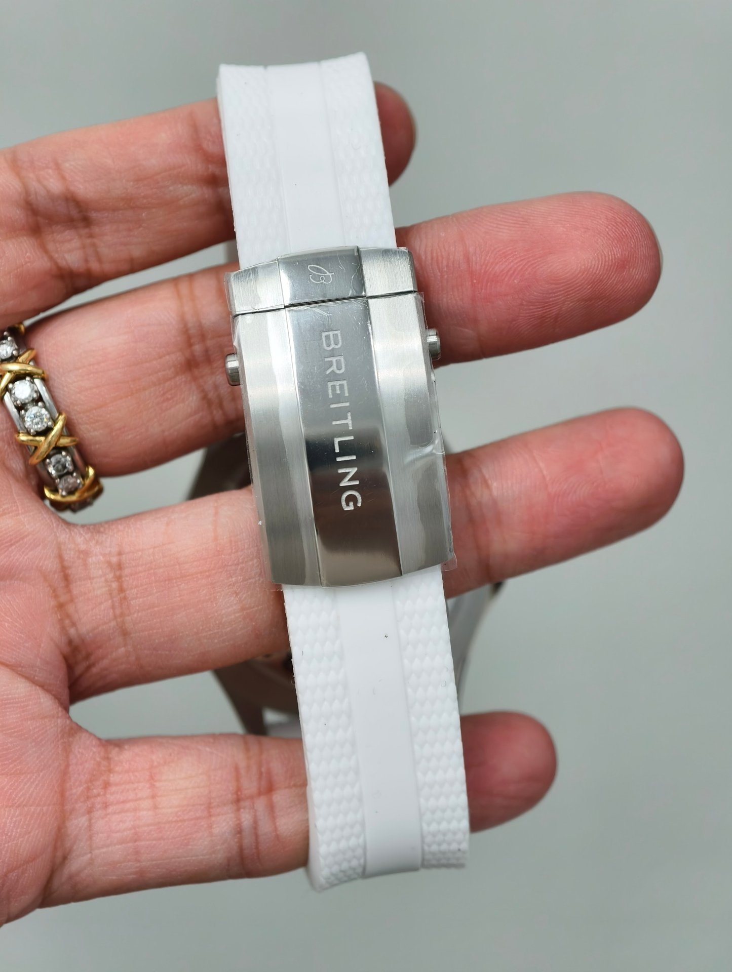 Breitling Superocean Rainbow White Dial A17375A61A1S1 White Rubber Strap 1:1 Best Replica 42mm - 图片 7
