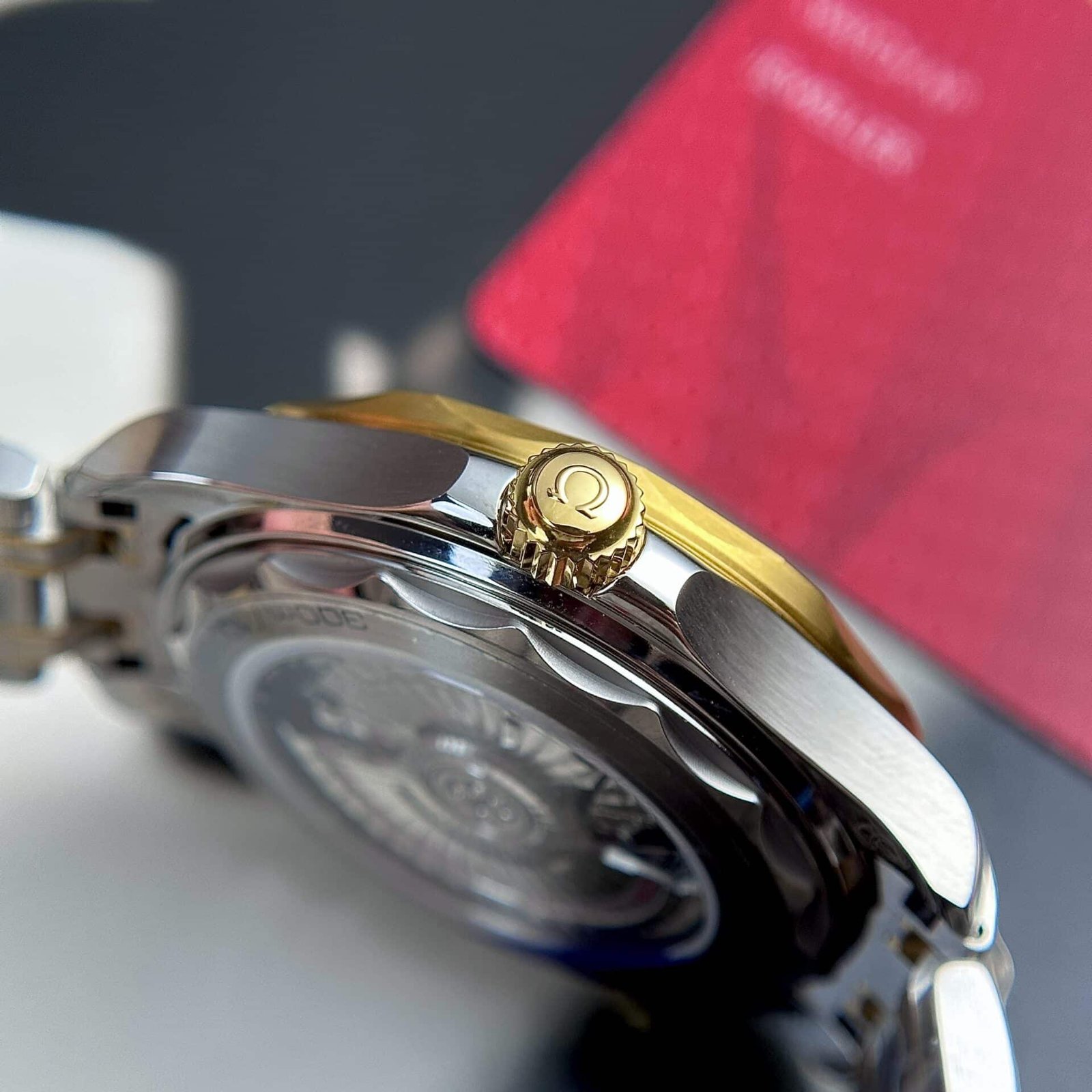 Omega Seamaster Diver 300M Two Tone Yellow Gold Black Dial Super Clone 42mm - 图片 6