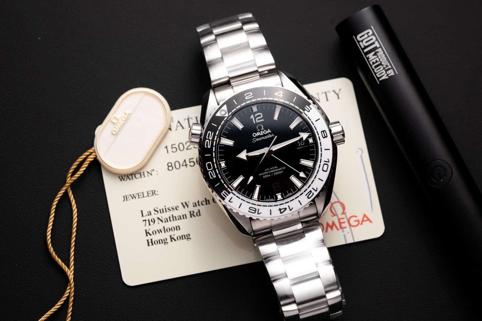 Omega Seamaster Planet Ocean 600M GMT Black Dial Super Clone 43.5mm