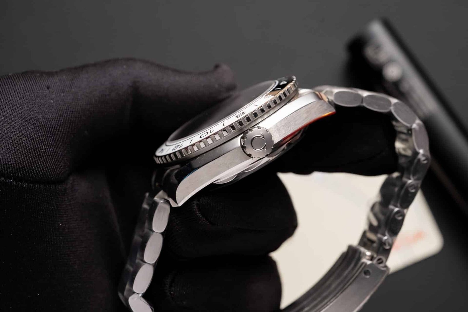 Omega Seamaster Planet Ocean 600M GMT Black Dial Super Clone 43.5mm - 图片 5