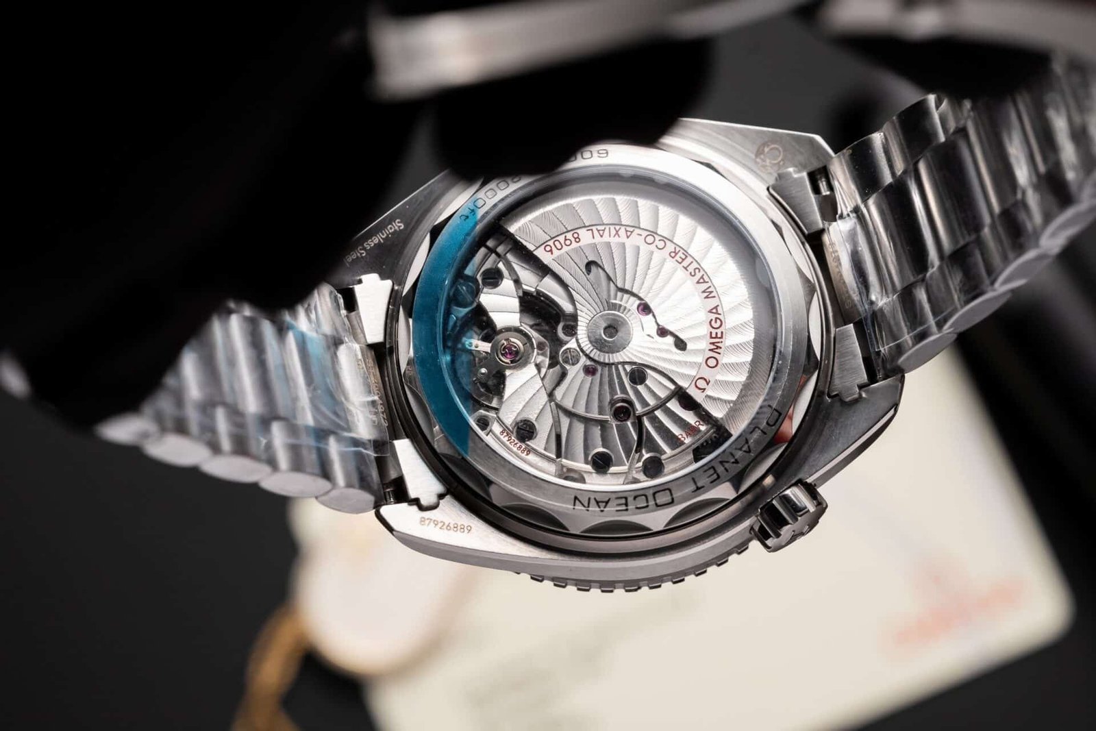 Omega Seamaster Planet Ocean 600M GMT Black Dial Super Clone 43.5mm - 图片 7