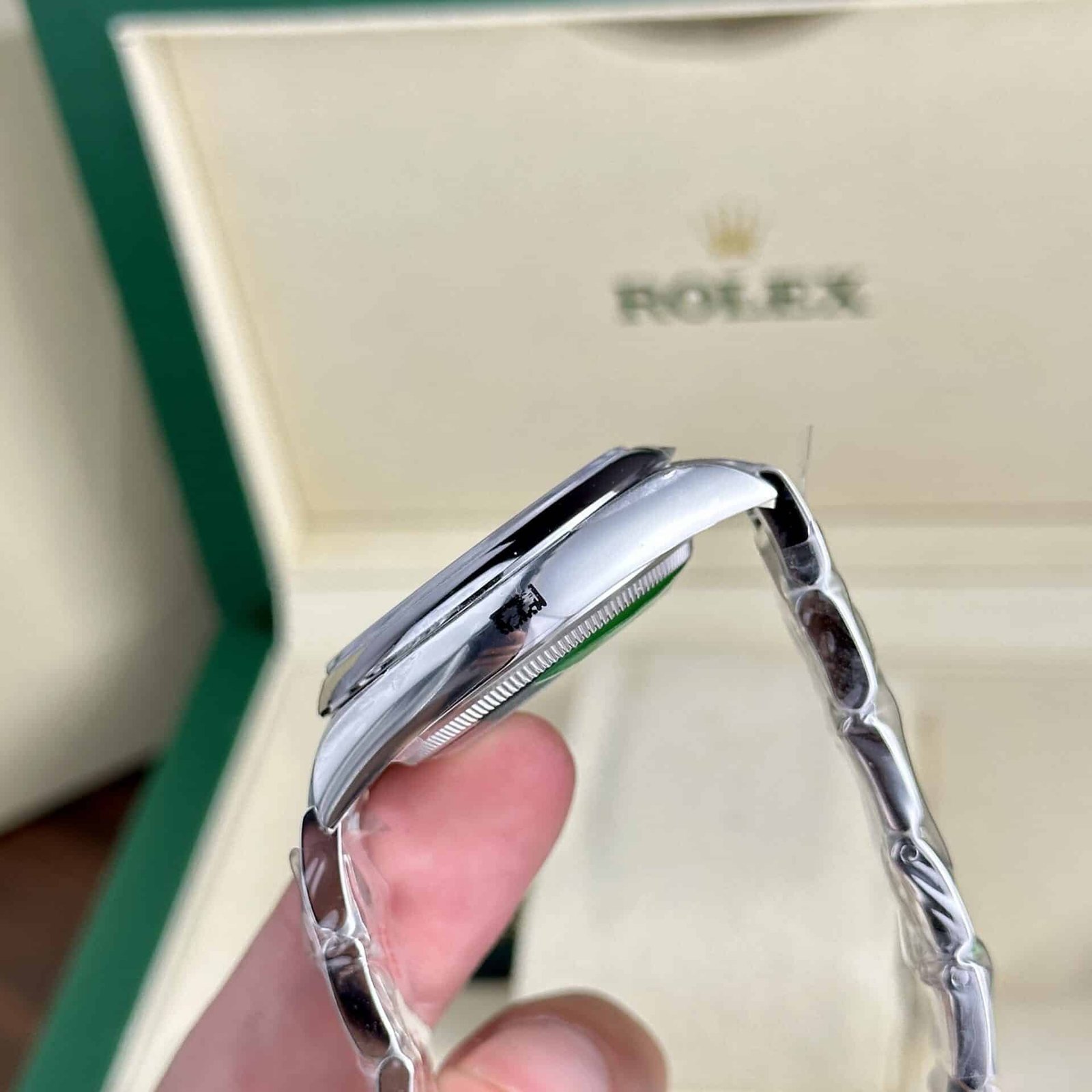 Rolex Oyster Perpetual 41 124300-0007 Red Coral Dial Top Quality Replica Clean Factory - 图片 6