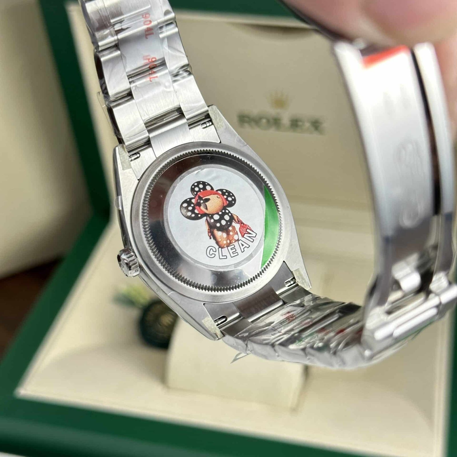 Rolex Oyster Perpetual 41 124300-0007 Red Coral Dial Top Quality Replica Clean Factory - 图片 7