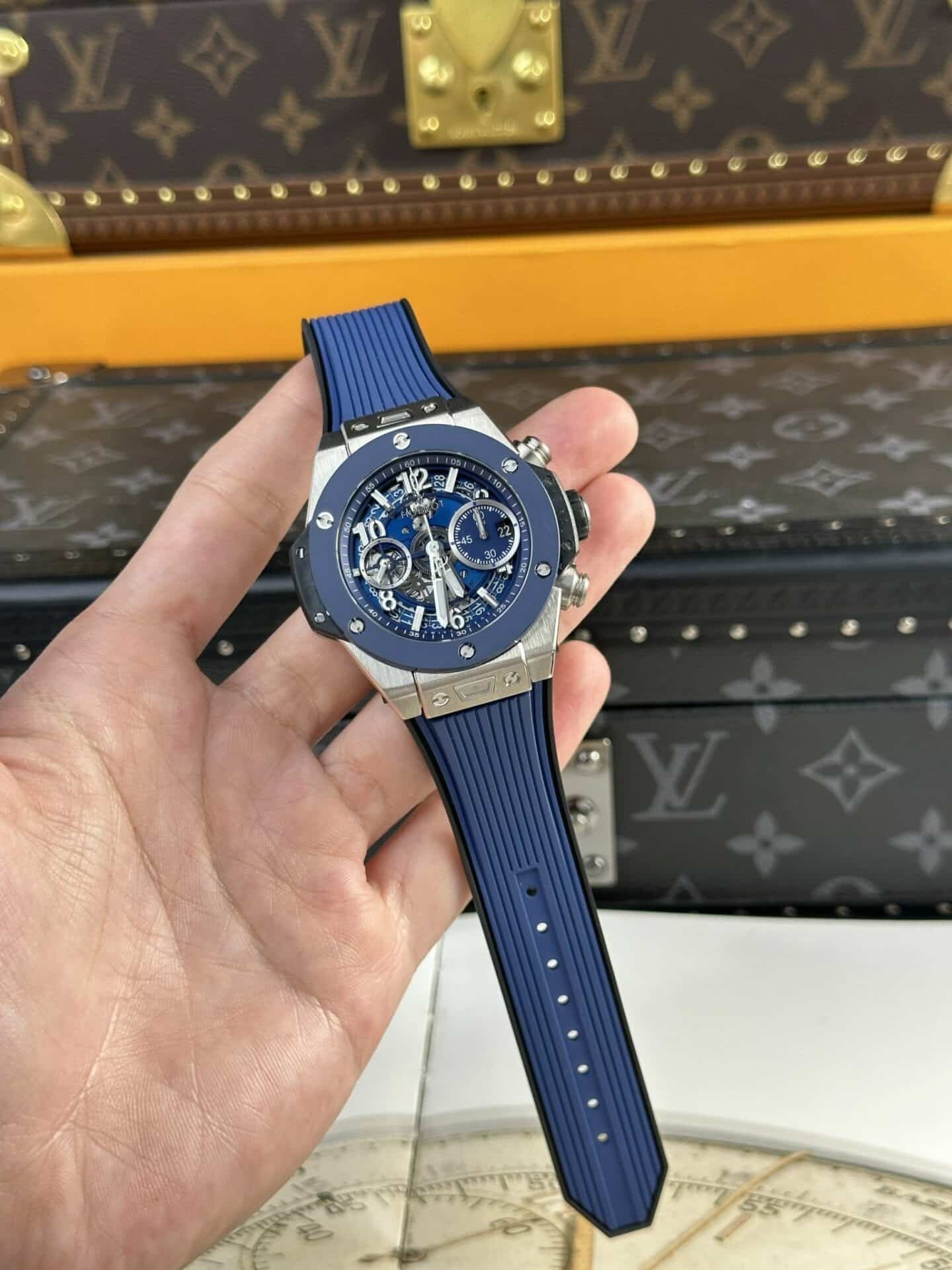 Hublot Big Bang Unico Titanium Blue Ceramic Super Clone 42mm - 图片 2
