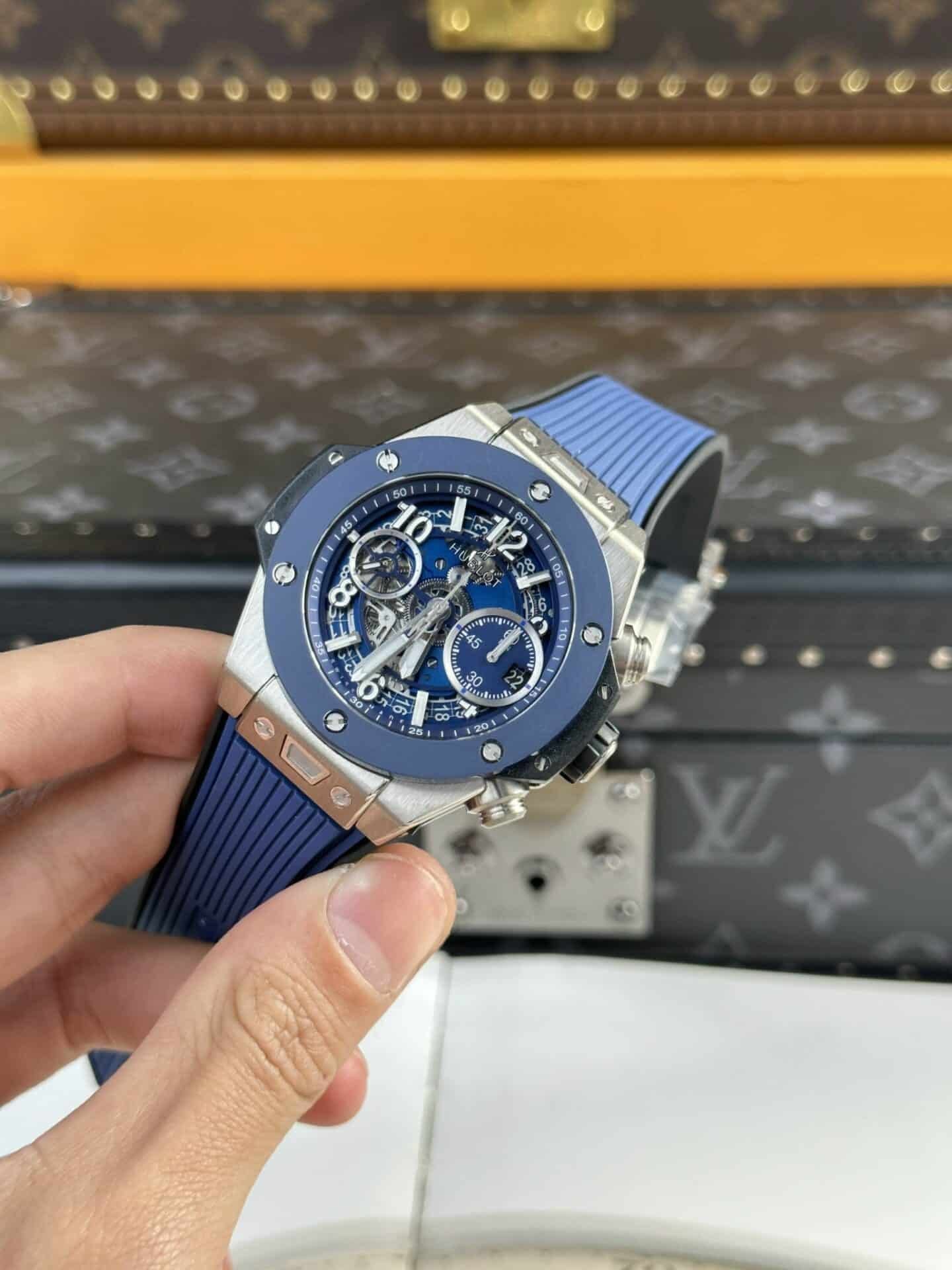 Hublot Big Bang Unico Titanium Blue Ceramic Super Clone 42mm - 图片 3