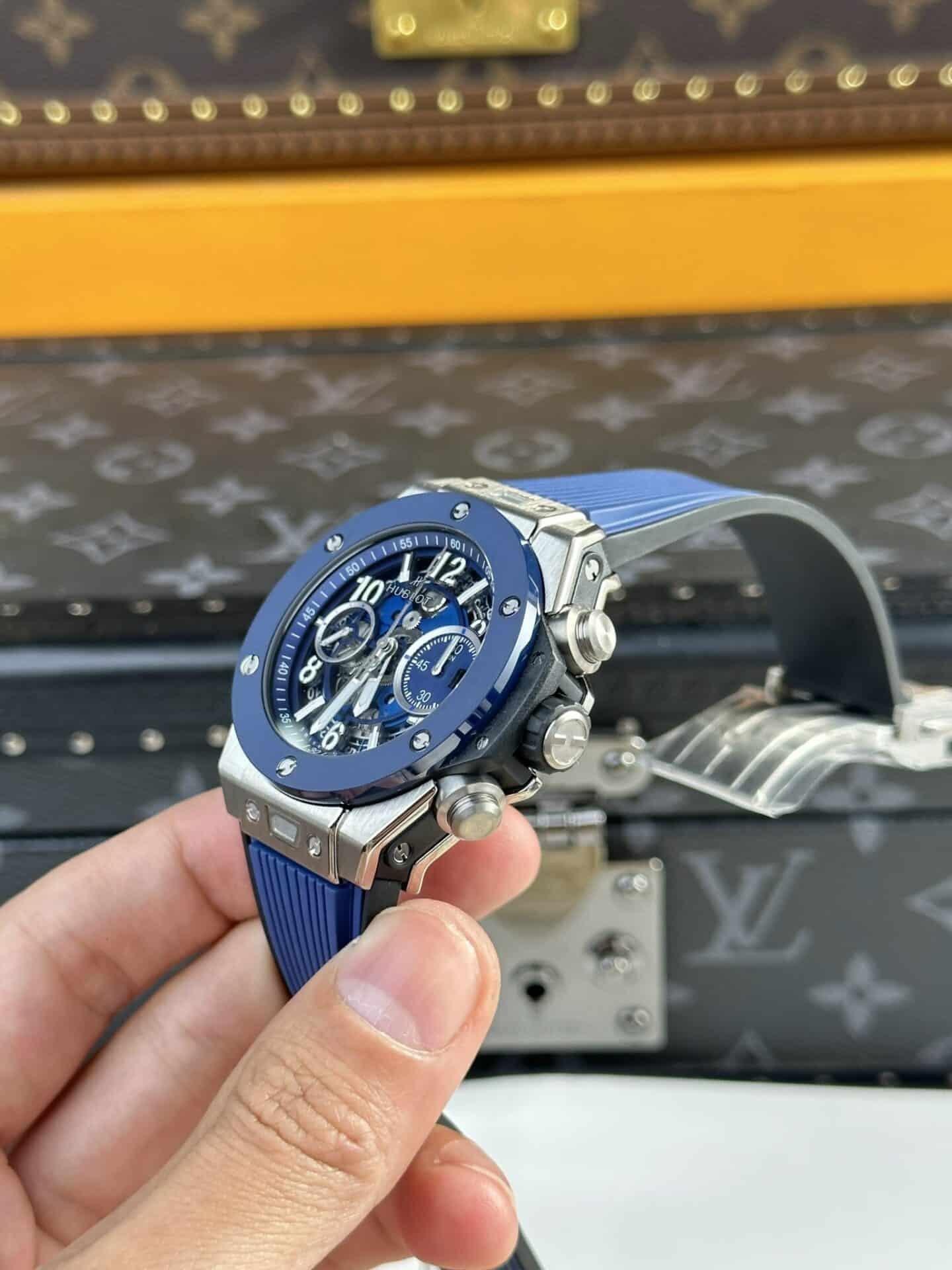 Hublot Big Bang Unico Titanium Blue Ceramic Super Clone 42mm - 图片 6