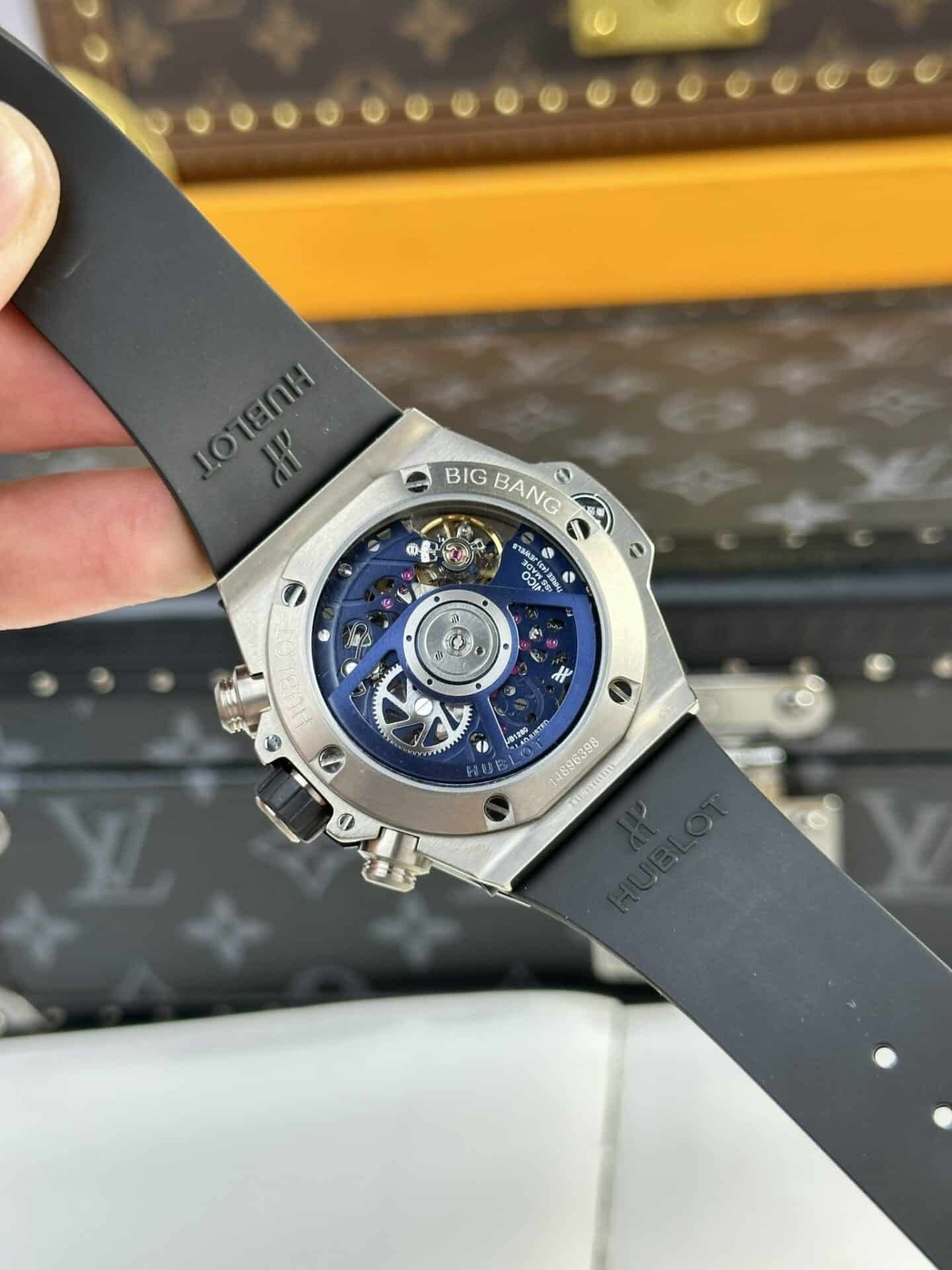 Hublot Big Bang Unico Titanium Blue Ceramic Super Clone 42mm - 图片 9