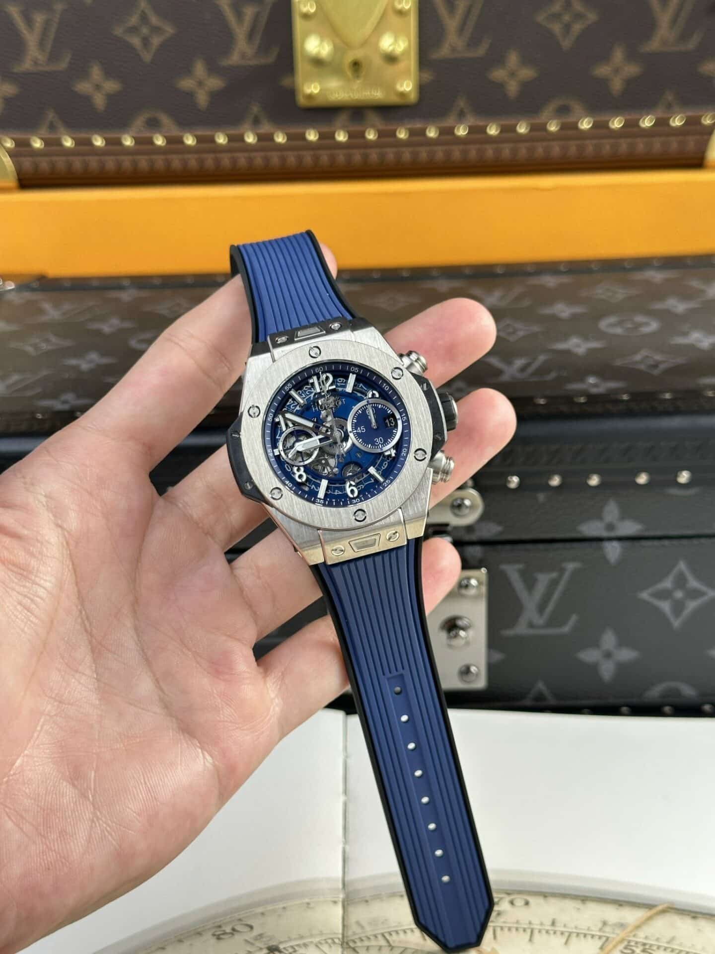 Hublot Big Bang Unico Titanium Blue Best Quality Replica 42mm - 图片 2