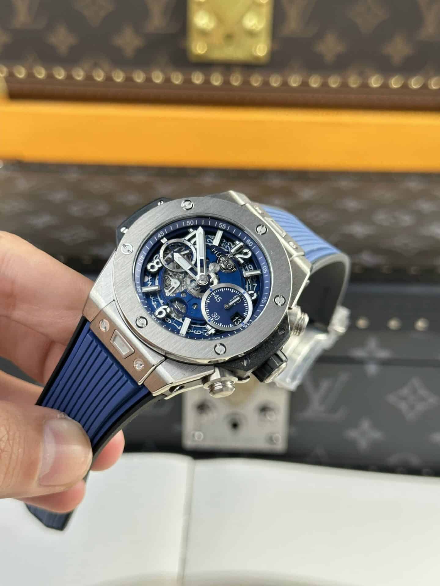 Hublot Big Bang Unico Titanium Blue Best Quality Replica 42mm - 图片 3