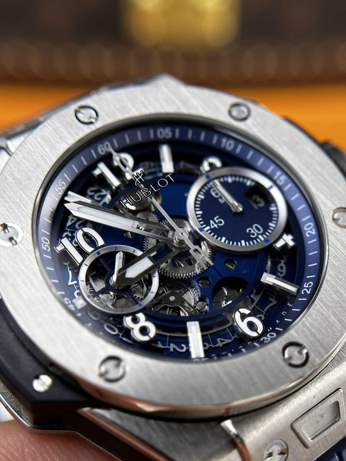Hublot Big Bang Unico Titanium Blue Best Quality Replica 42mm - 图片 5