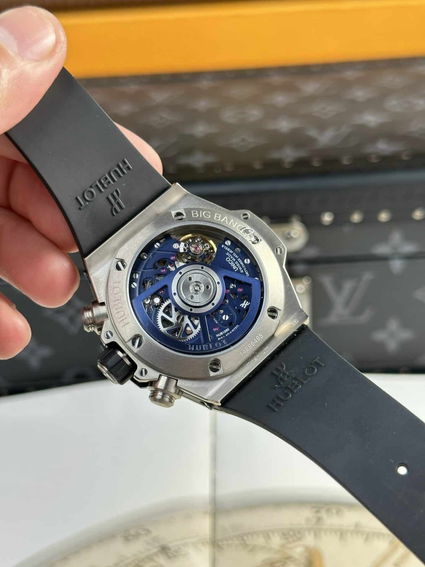Hublot Big Bang Unico Titanium Blue Best Quality Replica 42mm - 图片 9