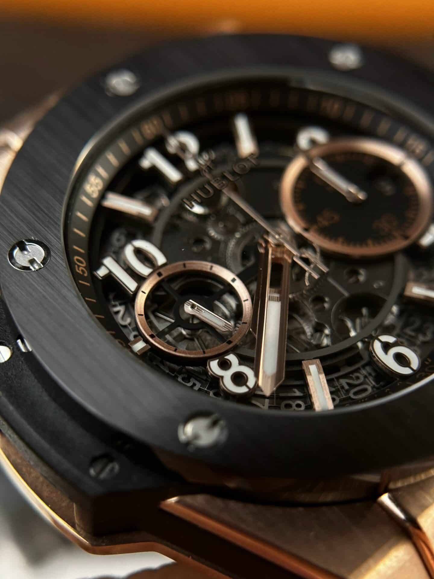 Hublot Big Bang Unico King Gold Black Ceramic Best Replica 42mm - 图片 6