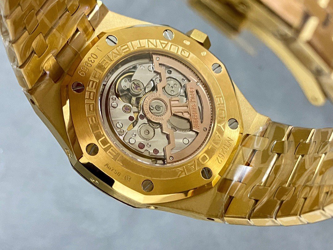 Audemars Piguet Royal Oak Perpetual Calendar 26574BA Yellow Gold Blue Dial Best Replica 41mm - 图片 7