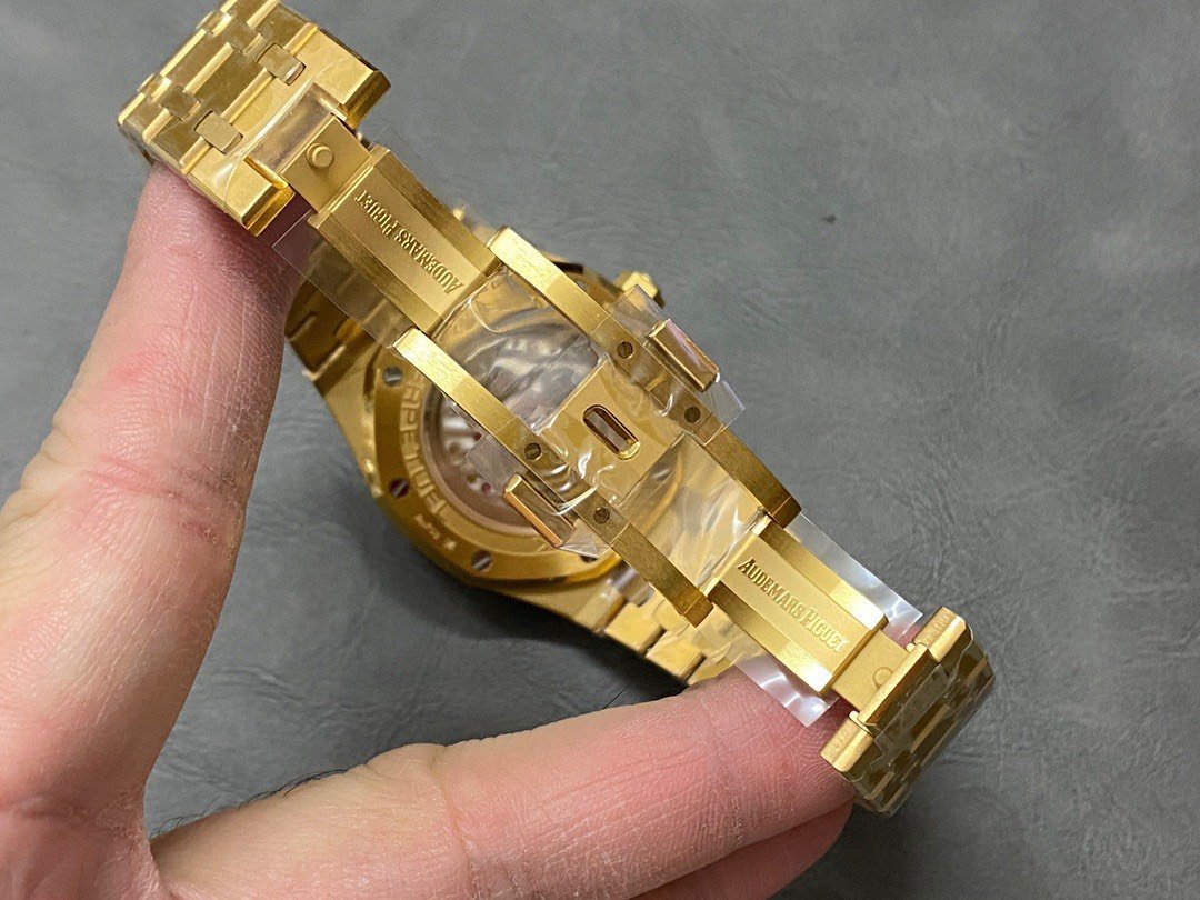 Audemars Piguet Royal Oak Perpetual Calendar 26574BA Yellow Gold Blue Dial Best Replica 41mm - 图片 8