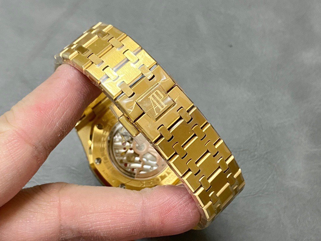 Audemars Piguet Royal Oak Perpetual Calendar 26574BA Yellow Gold Blue Dial Best Replica 41mm - 图片 9