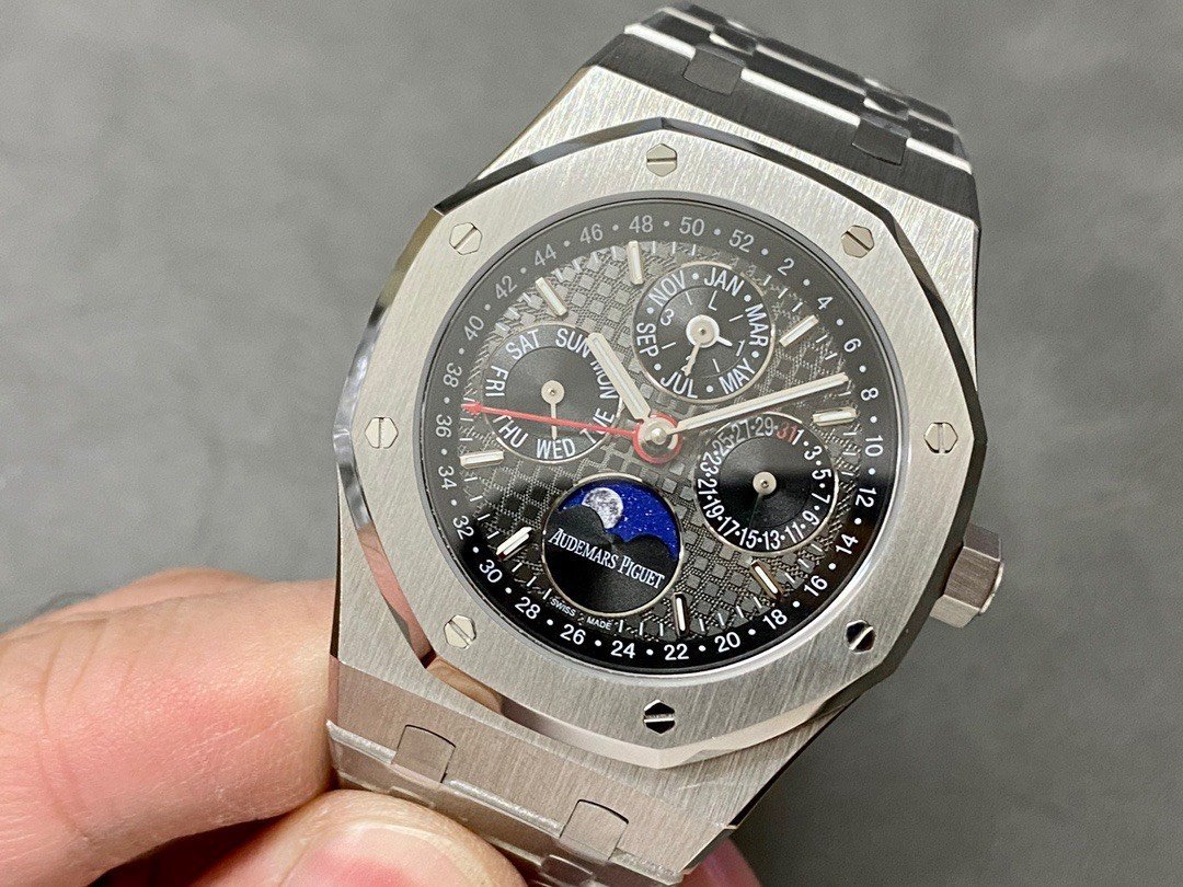 Audemars Piguet Royal Oak Perpetual Calendar 26574ST Grey Dial Best Replica 41mm - 图片 3