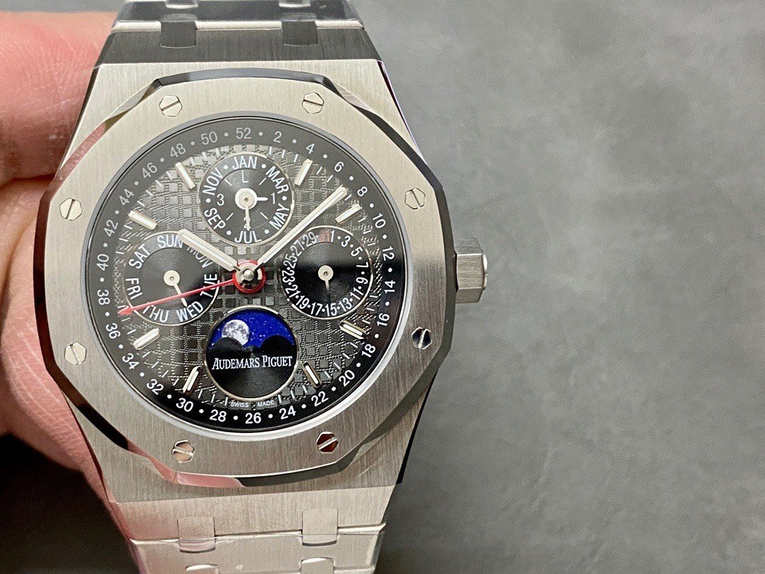 Audemars Piguet Royal Oak Perpetual Calendar 26574ST Grey Dial Best Replica 41mm - 图片 4