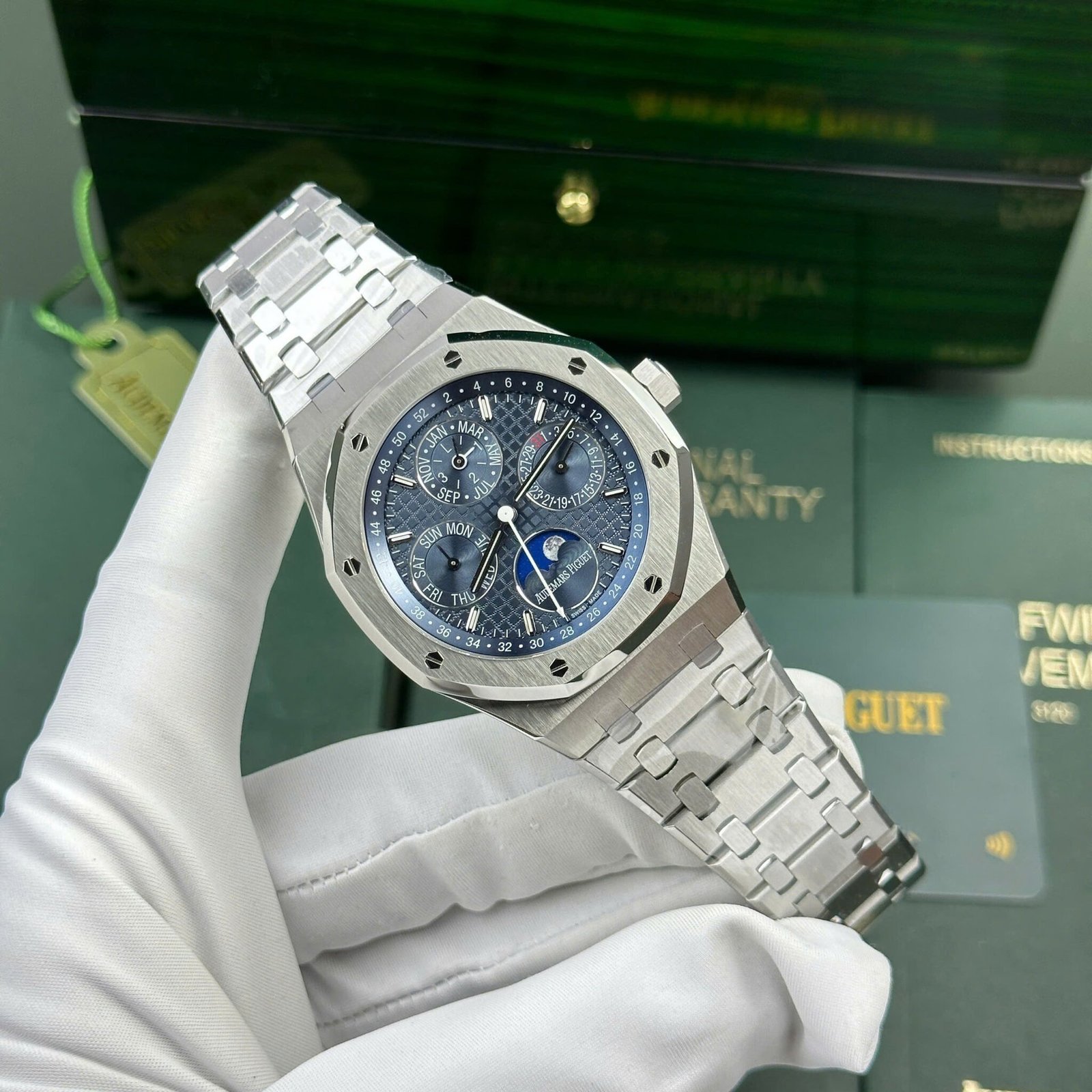 Audemars Piguet Royal Oak Perpetual Calendar 26574ST Blue Dial Best Quality Replica 41mm - 图片 2