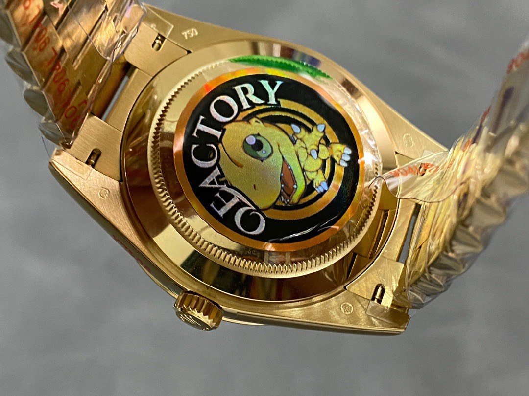 Rolex Day-Date 228238-0002 Yellow Gold Silver Dial 184g Top Quality Replica 40mm - 图片 8