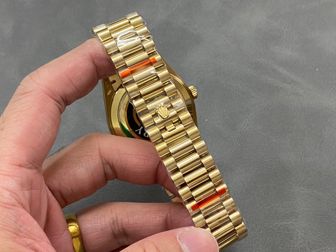 Rolex Day-Date 228238-0002 Yellow Gold Silver Dial 184g Top Quality Replica 40mm - 图片 9