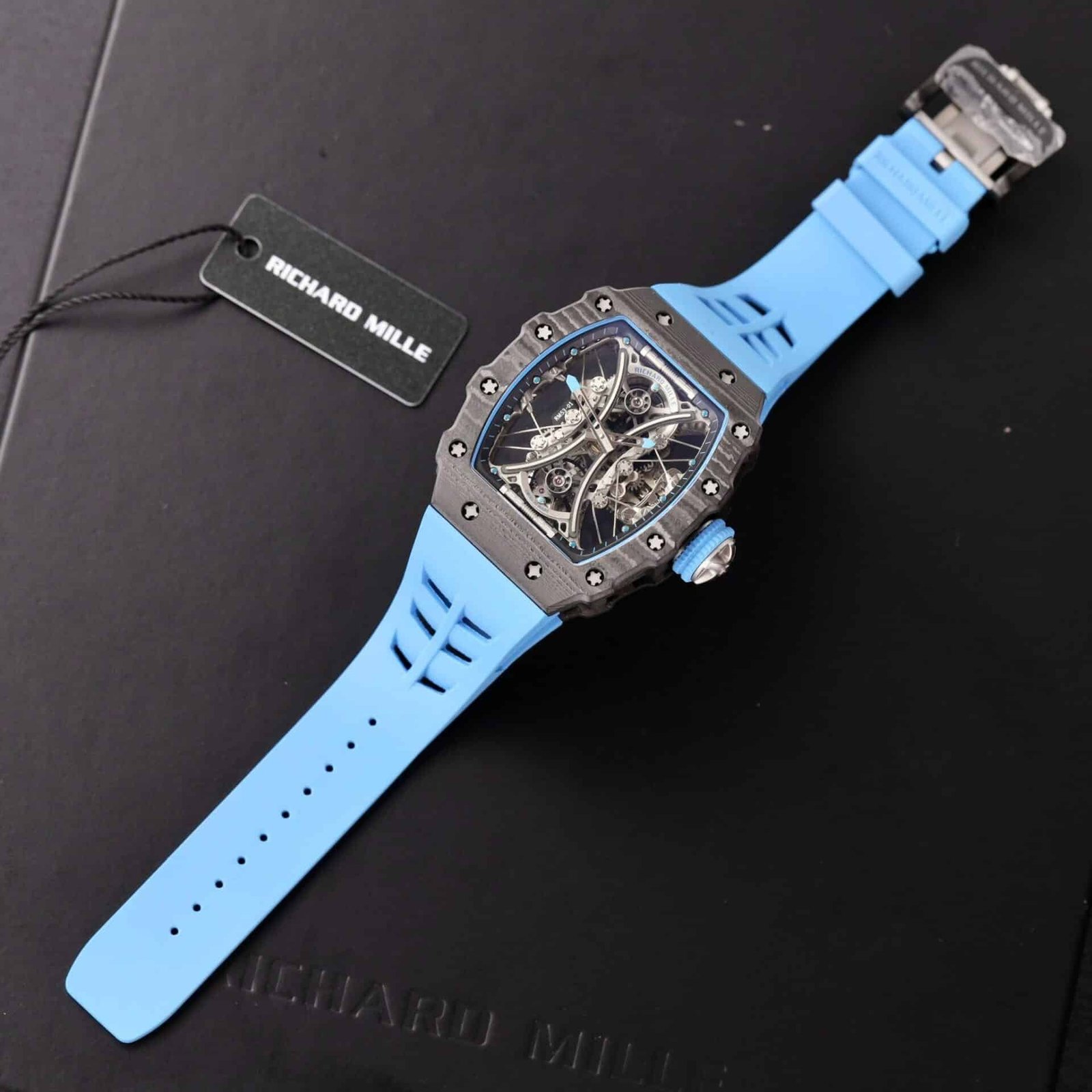 Richard Mille RM 53-01 Tourbillon Pablo Mac Donough Carbon Fiber Best Replica - 图片 3