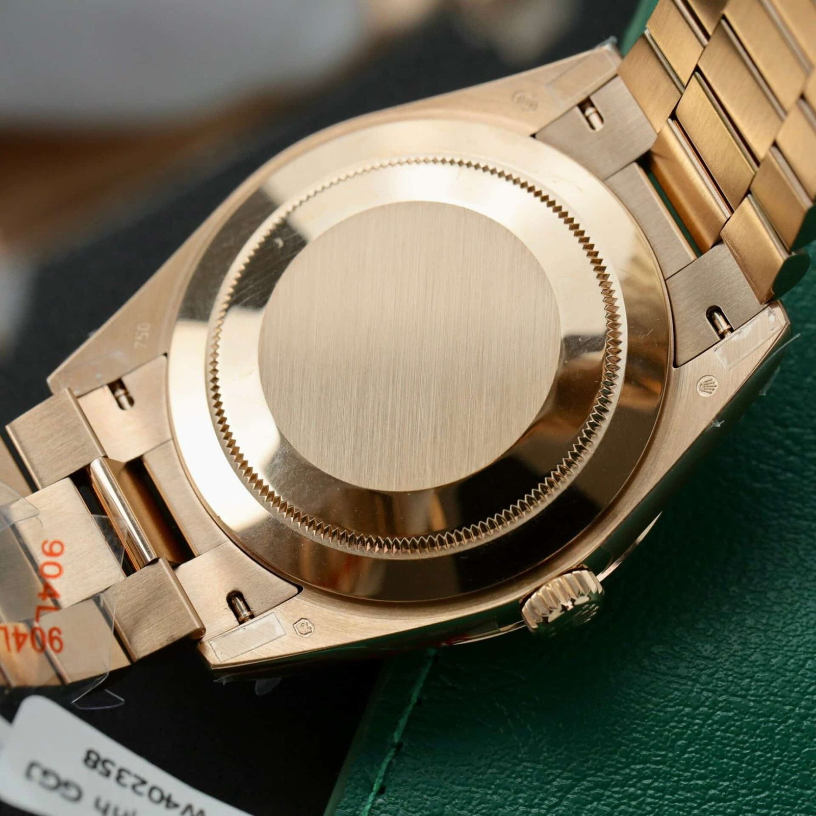 Rolex Day-Date 40 228235 Rose Gold Custom Moissanite Rainbow Dial Best Replica - 图片 8