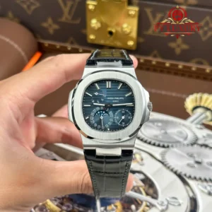 Patek Philippe Nautilus 5712 Blue Dial Leather Best Quality Replica PPF V3 40mm