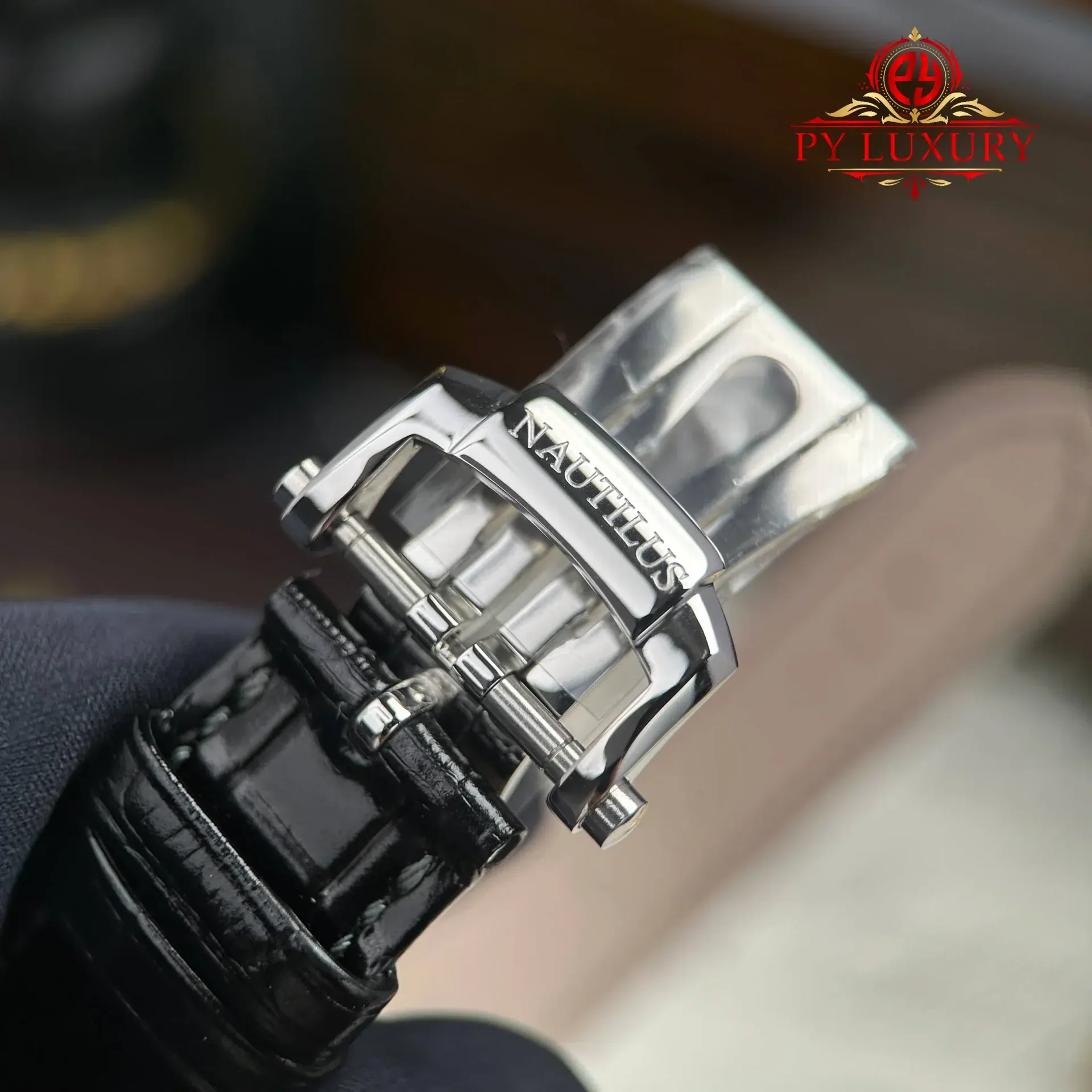 Patek Philippe Nautilus 5712G-001 Grey Dial Leather Strap Best Quality Replica PPF V3 40mm - 图片 13