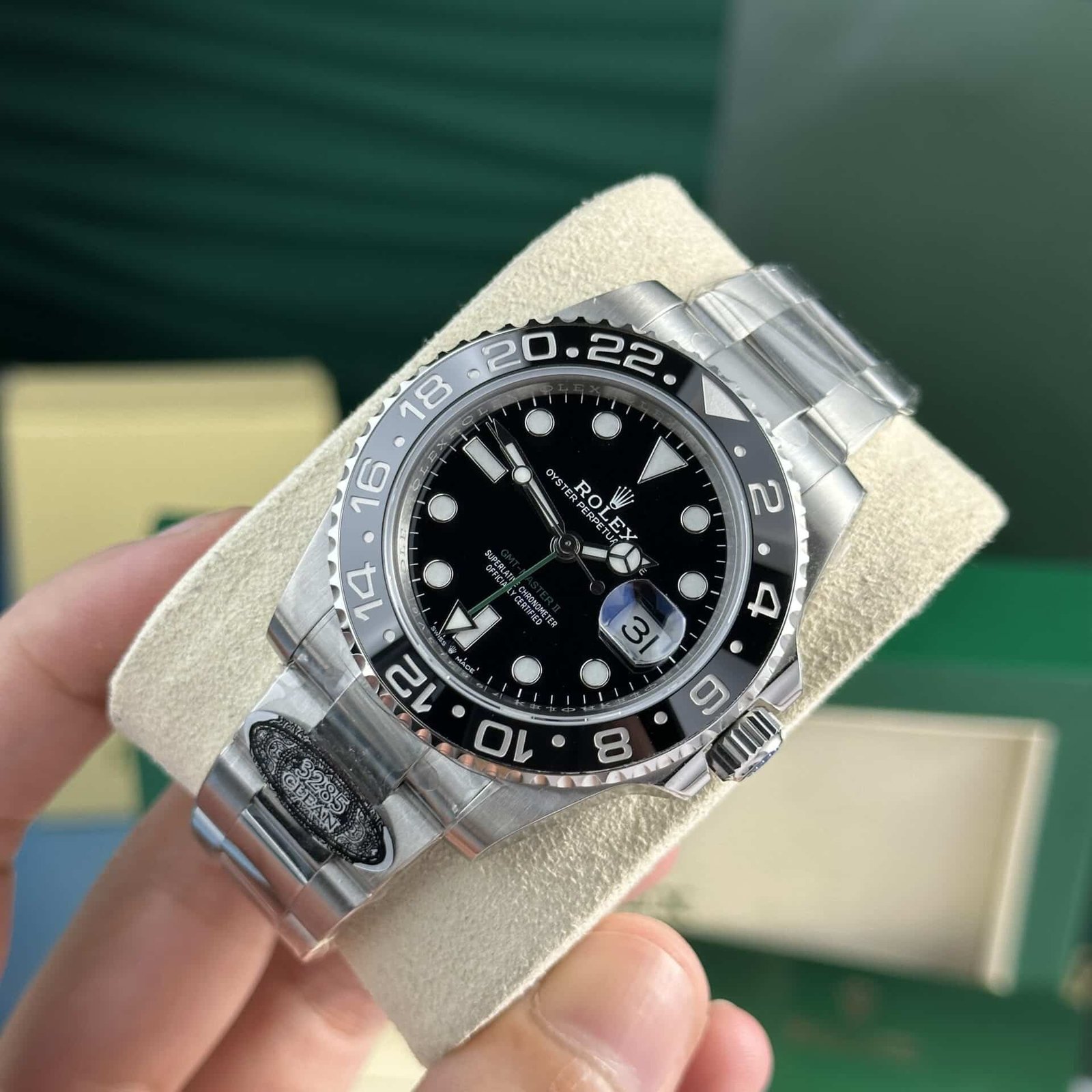 Rolex GMT-Master II 116710LN Black Dial Oyster Bracelet Super Clone Clean Factory 40mm - 图片 2