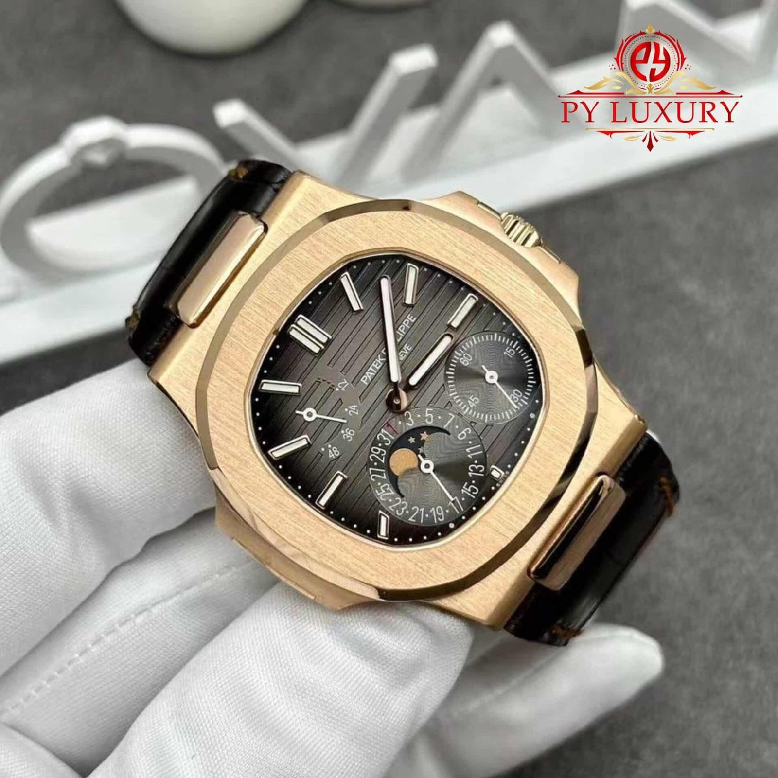Patek Philippe Nautilus 5712R-001 18K Solid Rose Gold 40mm - 图片 2