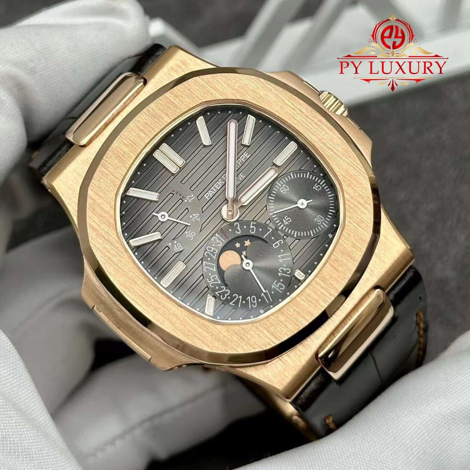 Patek Philippe Nautilus 5712R-001 18K Solid Rose Gold 40mm - 图片 3